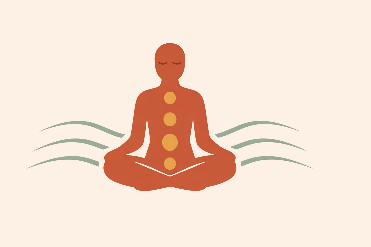 Person practicing interoceptive awareness exercise, focusing on breathing and body sensations during a brief daily routine