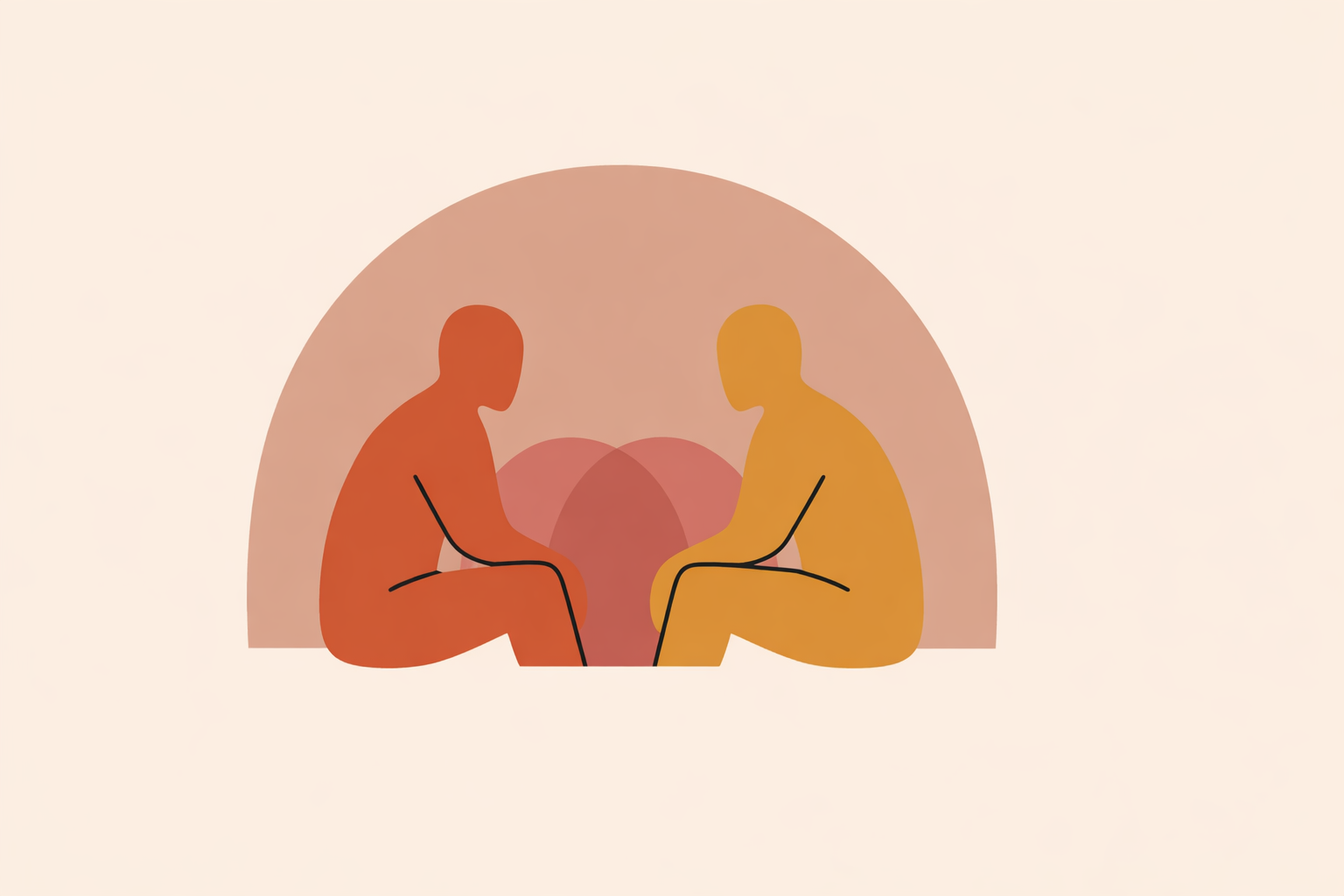 Therapist gently talking with teen about eating disorder risk factors in a calm, supportive counseling session