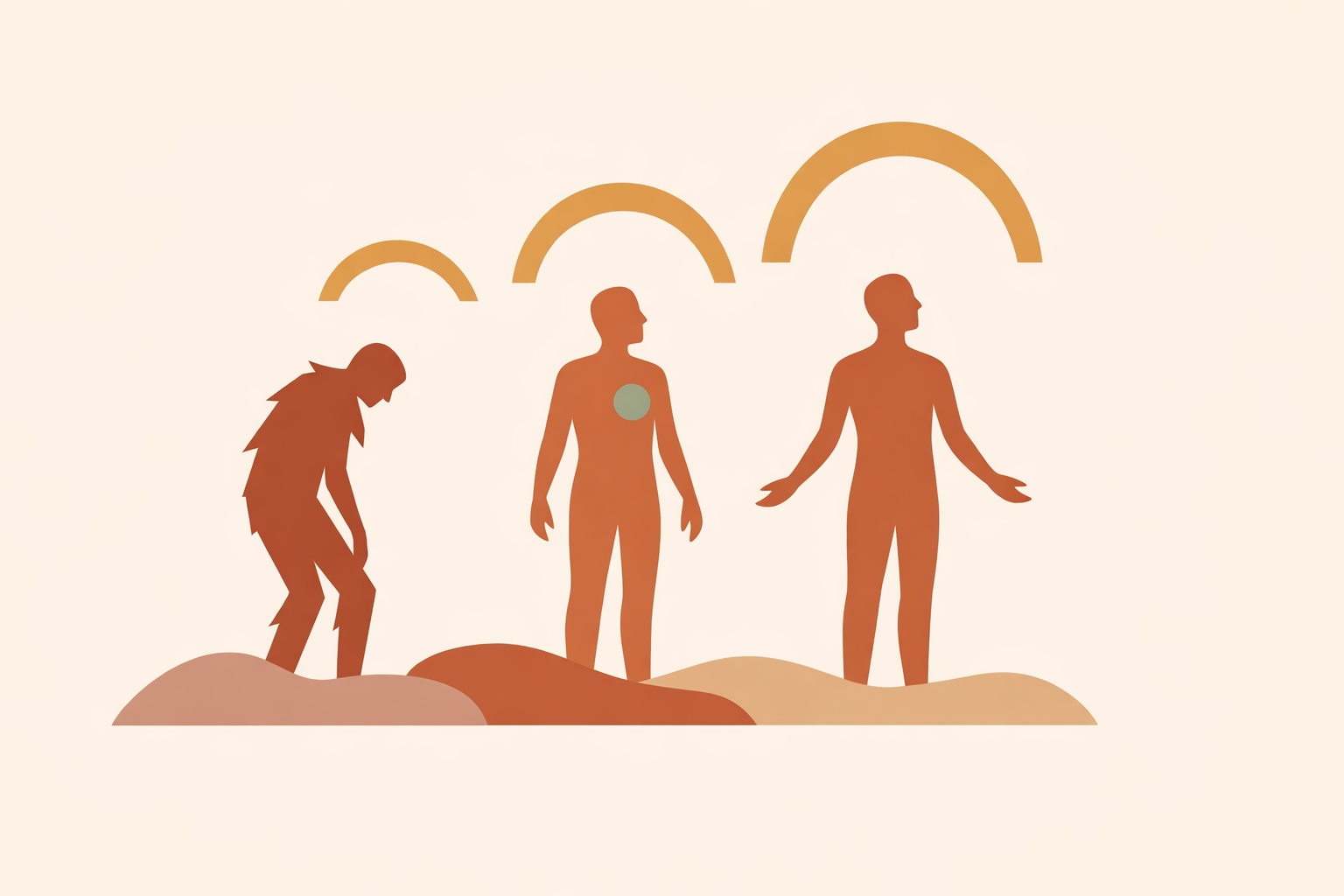 Therapist guiding client through gentle somatic experiencing exercises to release trauma and build emotional resilience