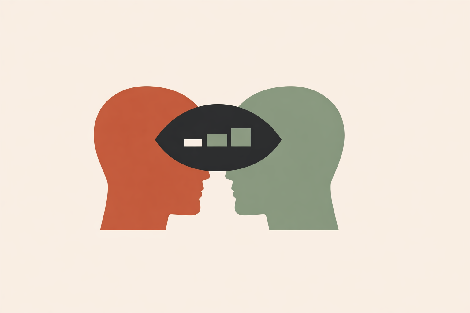 Coach practicing NLP active listening skills with a client, using open body language to build trust during conversation