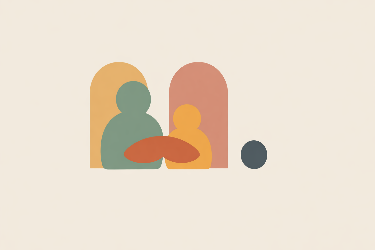 Parent calmly practicing time in with neurodivergent child sitting together on couch to build connection and emotional safety