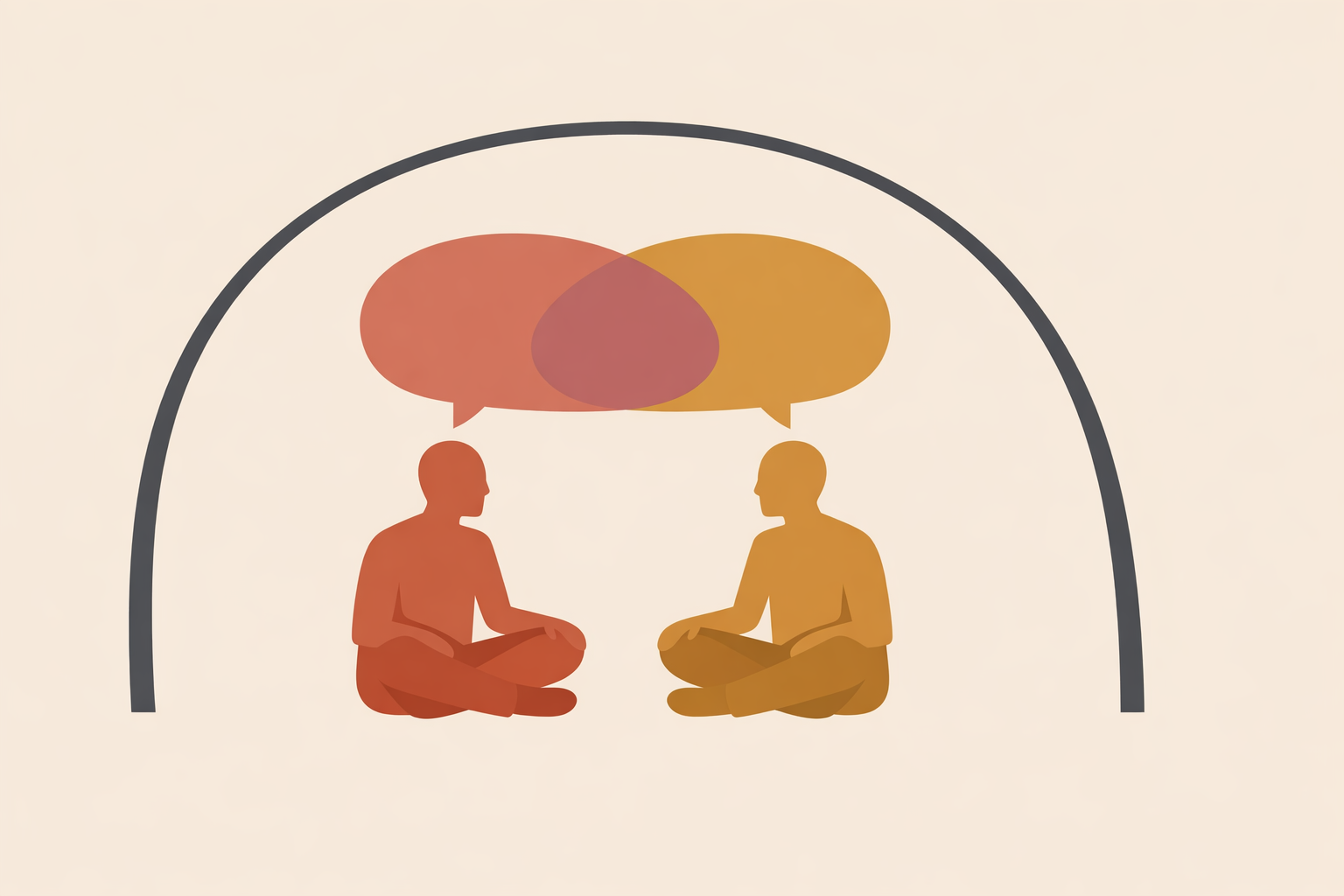 Therapist calmly coaching resistant client through change conversation during counseling session
