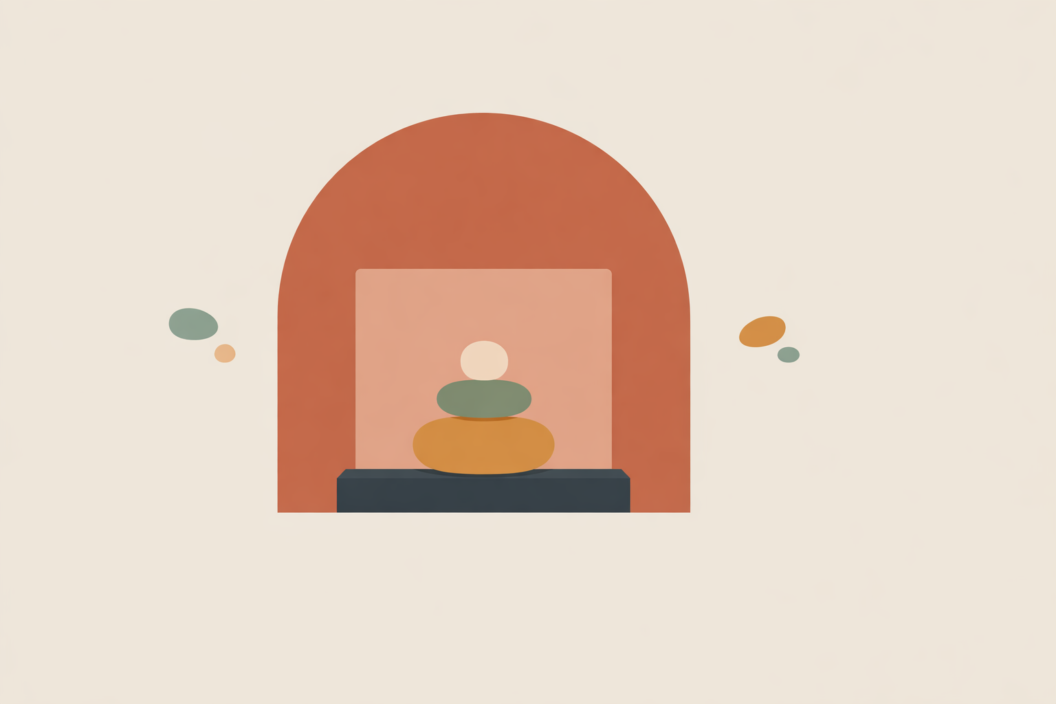 Parent guiding child through calming self‑regulation strategies in a cozy home space