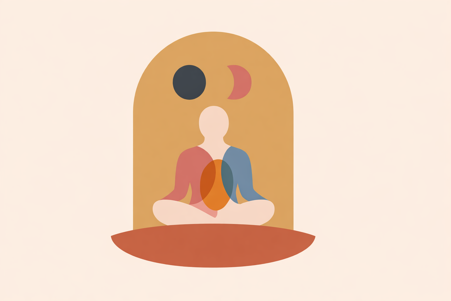Therapist guiding client through breathing and grounding techniques for nervous system regulation in a counseling session