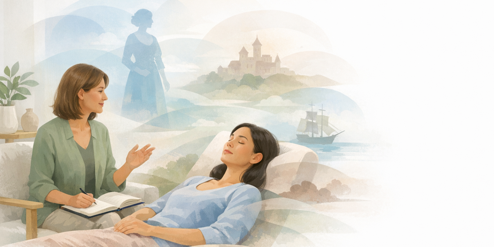 eiki master performing attunement ceremony with student in calm healing space, preparing to hold space for energywork