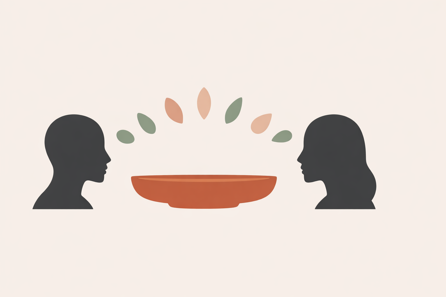 Facilitator leading small cacao ceremony circle to support emotional healing and spiritual connection