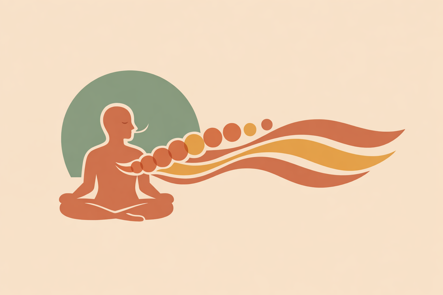 Facilitator leading breathwork for emotional release as client practices deep breathing after a healing session