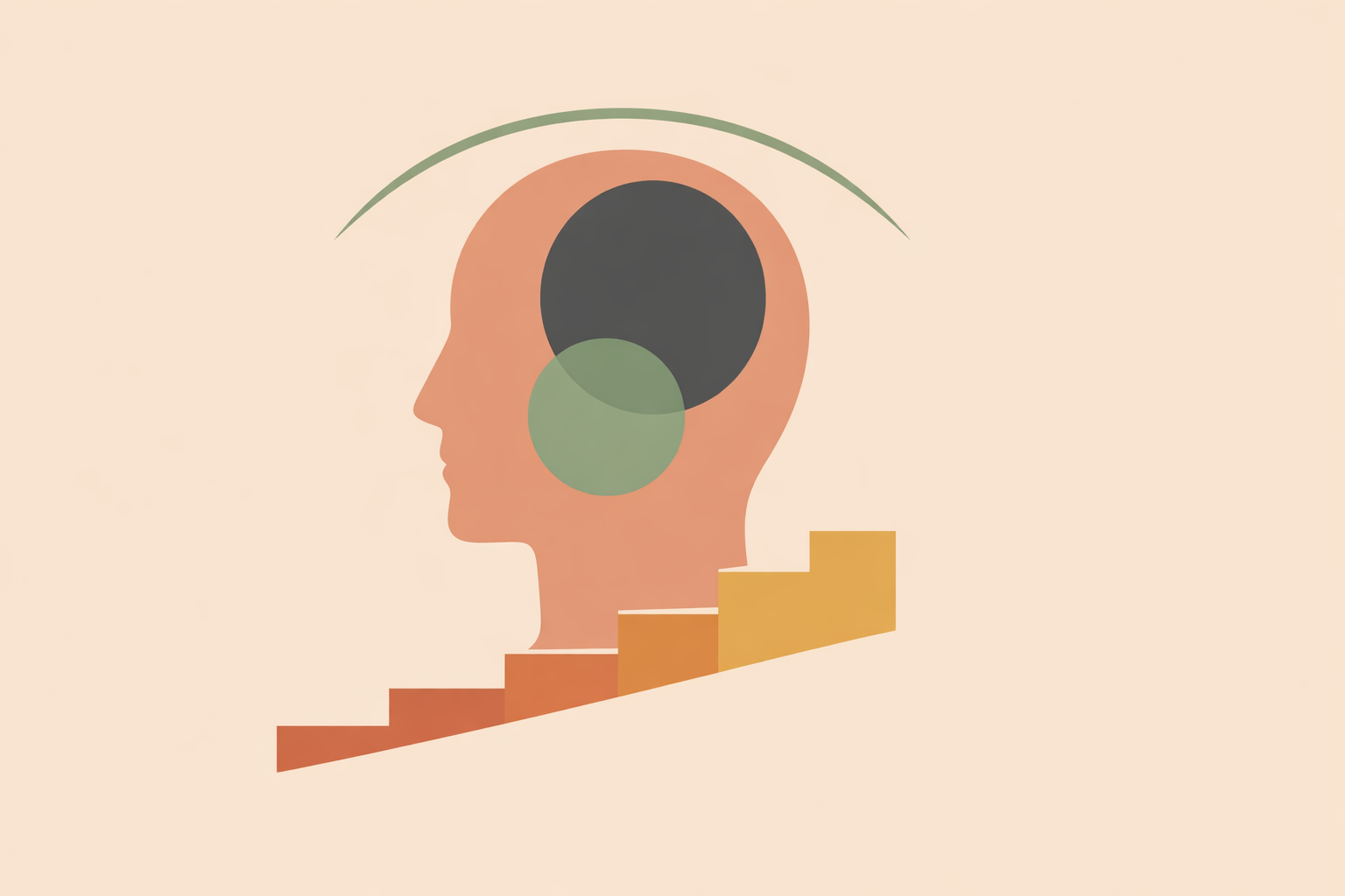 Intuitive coach guiding client through reflective conversation to develop self-awareness and aligned life decisions