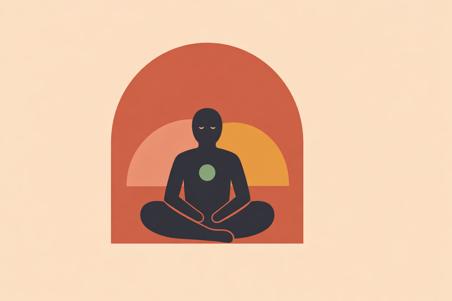 Yoga teacher leading calming floor poses for stress and anxiety relief in a small studio setting