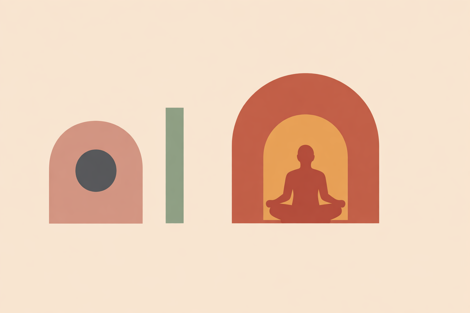 Meditation coach leading client through ethical mindfulness session, emphasizing clear boundaries and professional standards