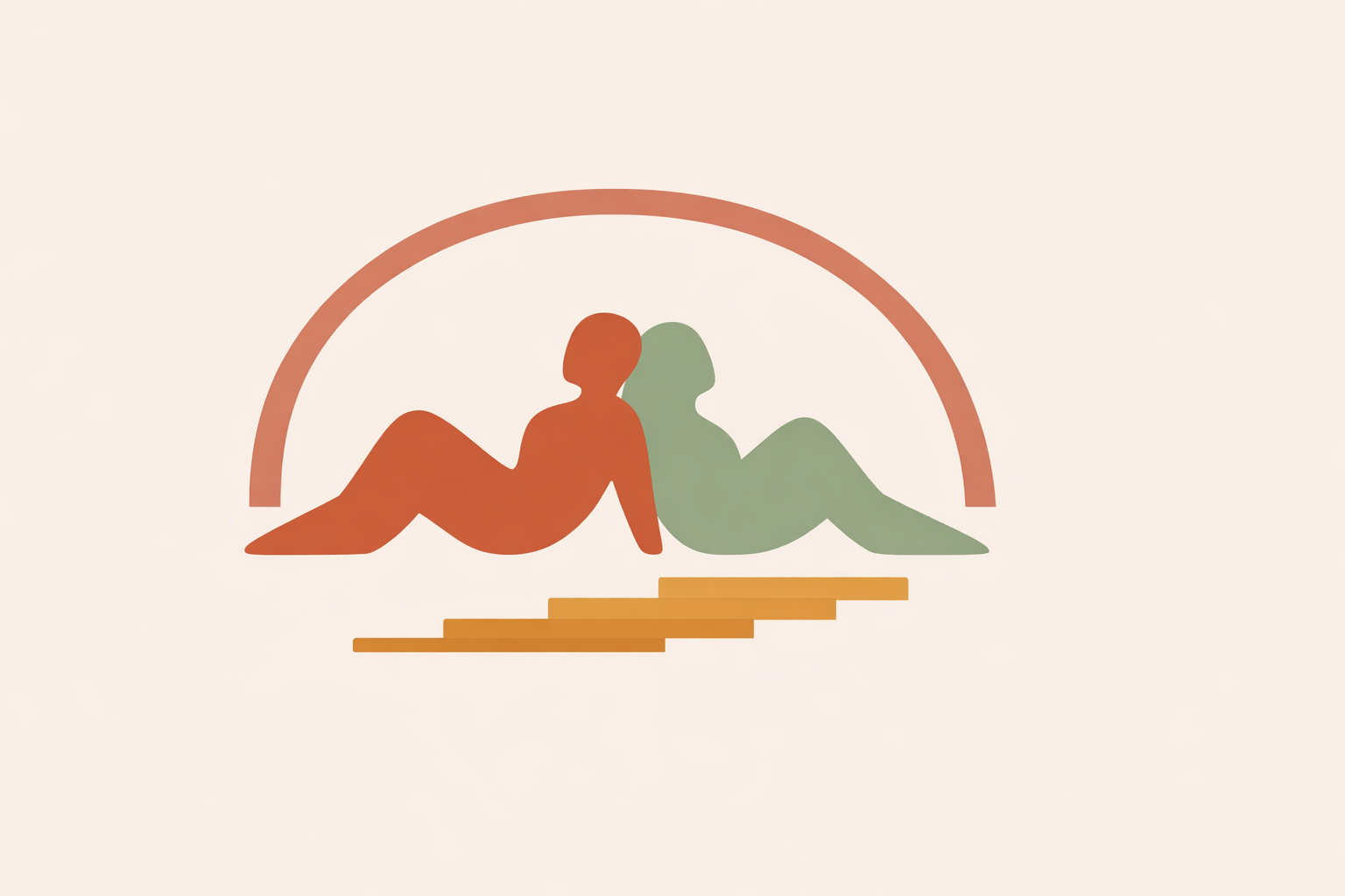Meditation coach holding gentle space with a client in a calm session, modeling trauma-aware ethics and grounded support