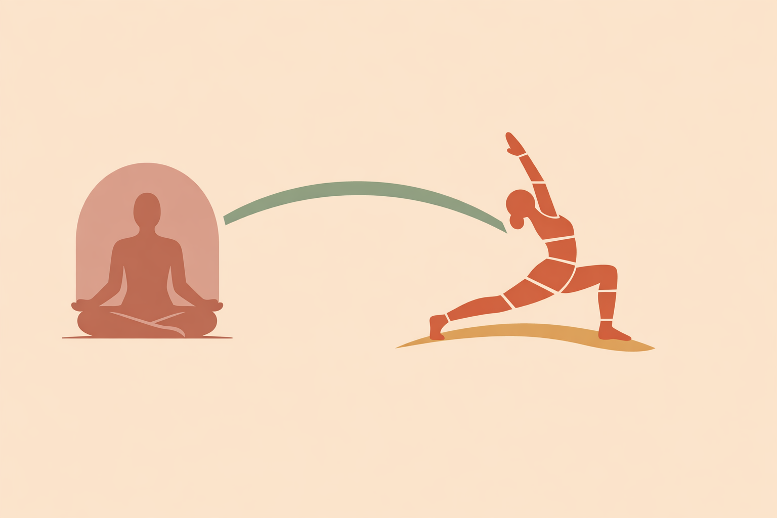 Yoga instructor leading mixed-level class through Hatha and Vinyasa poses to match different student needs