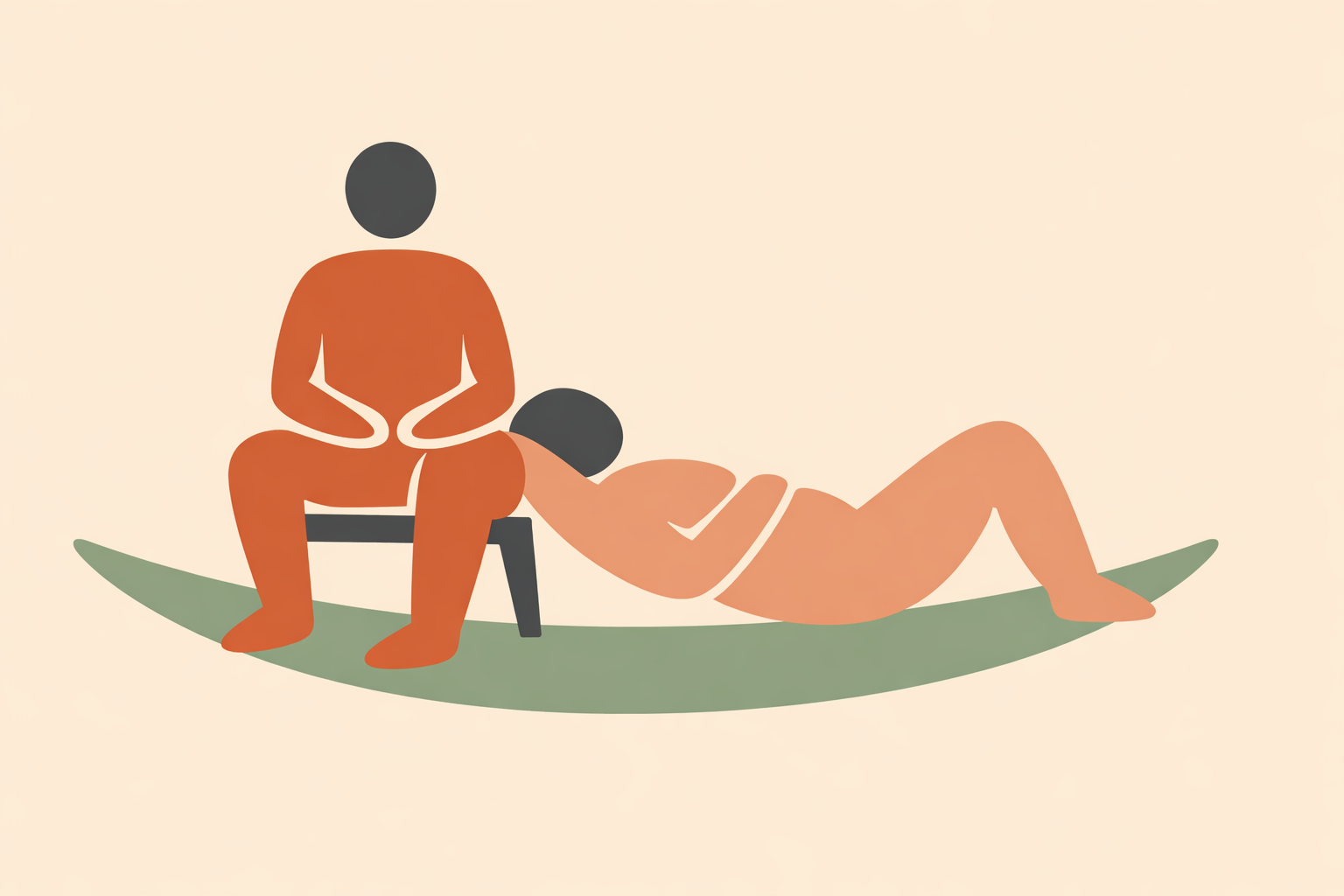 Yoga teacher demonstrating adapted seated meditation posture with cushions to support every body