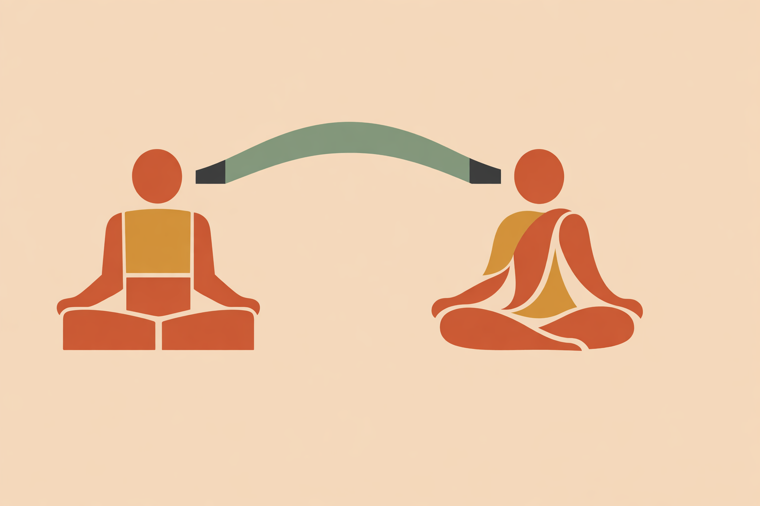 Yoga instructor leading mixed-level class through Hatha vs Vinyasa poses, highlighting differences in pace and alignment