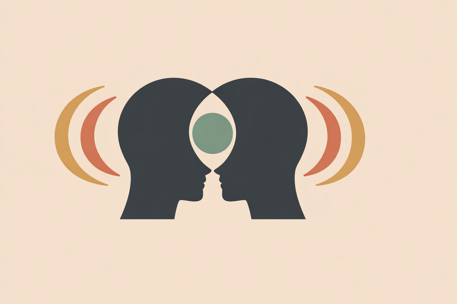 Therapist coaching client in mindful listening skills during counseling session