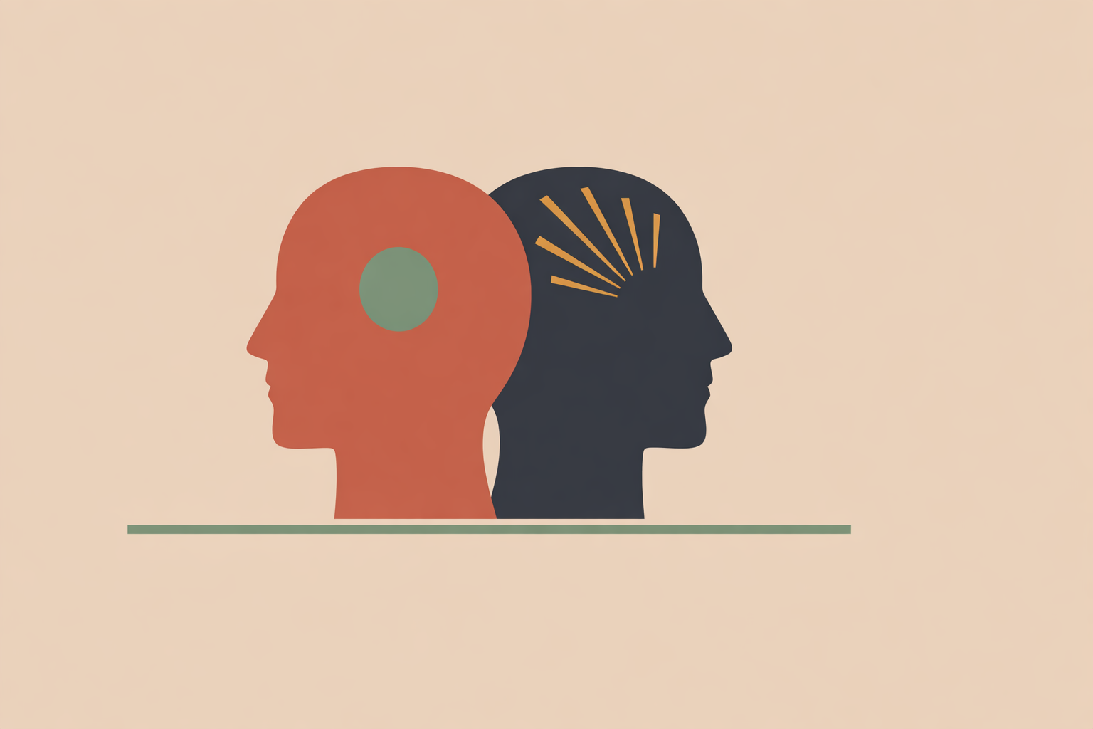 Therapist listening carefully to concerned client, exploring intuition vs anxiety and signs they may need additional support