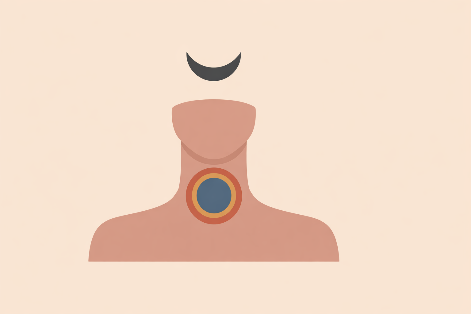 Coach leading client through throat chakra clearing session with blue energy visualization for communication healing