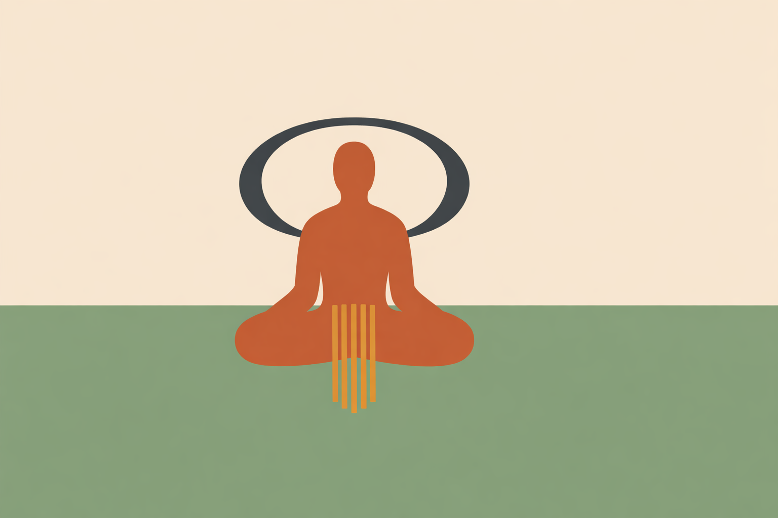 Empath practicing daily grounding meditation with hands over heart, visualizing aura protection and emotional energy balance