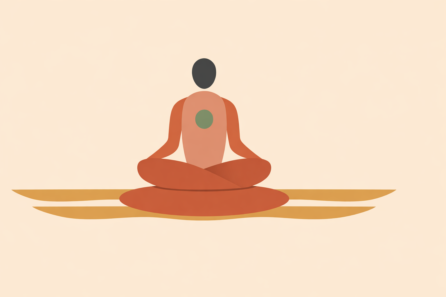 Therapist practicing grounding techniques at desk, using breathing and body awareness to prevent practitioner burnout