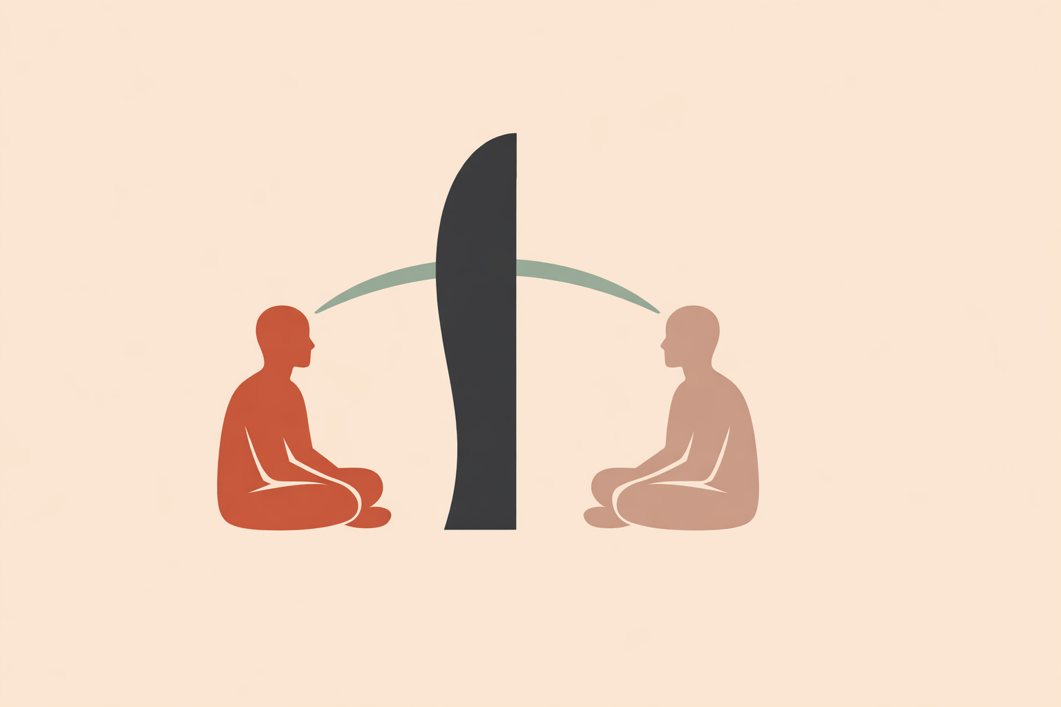 Breathwork practitioner setting clear boundaries with chronic pain client before guided breathing session