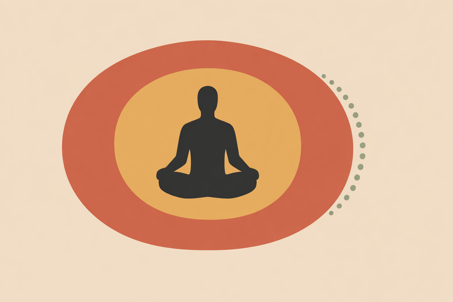 Person meditating with gentle light aura to illustrate the human biofield as an energy field surrounding the body
