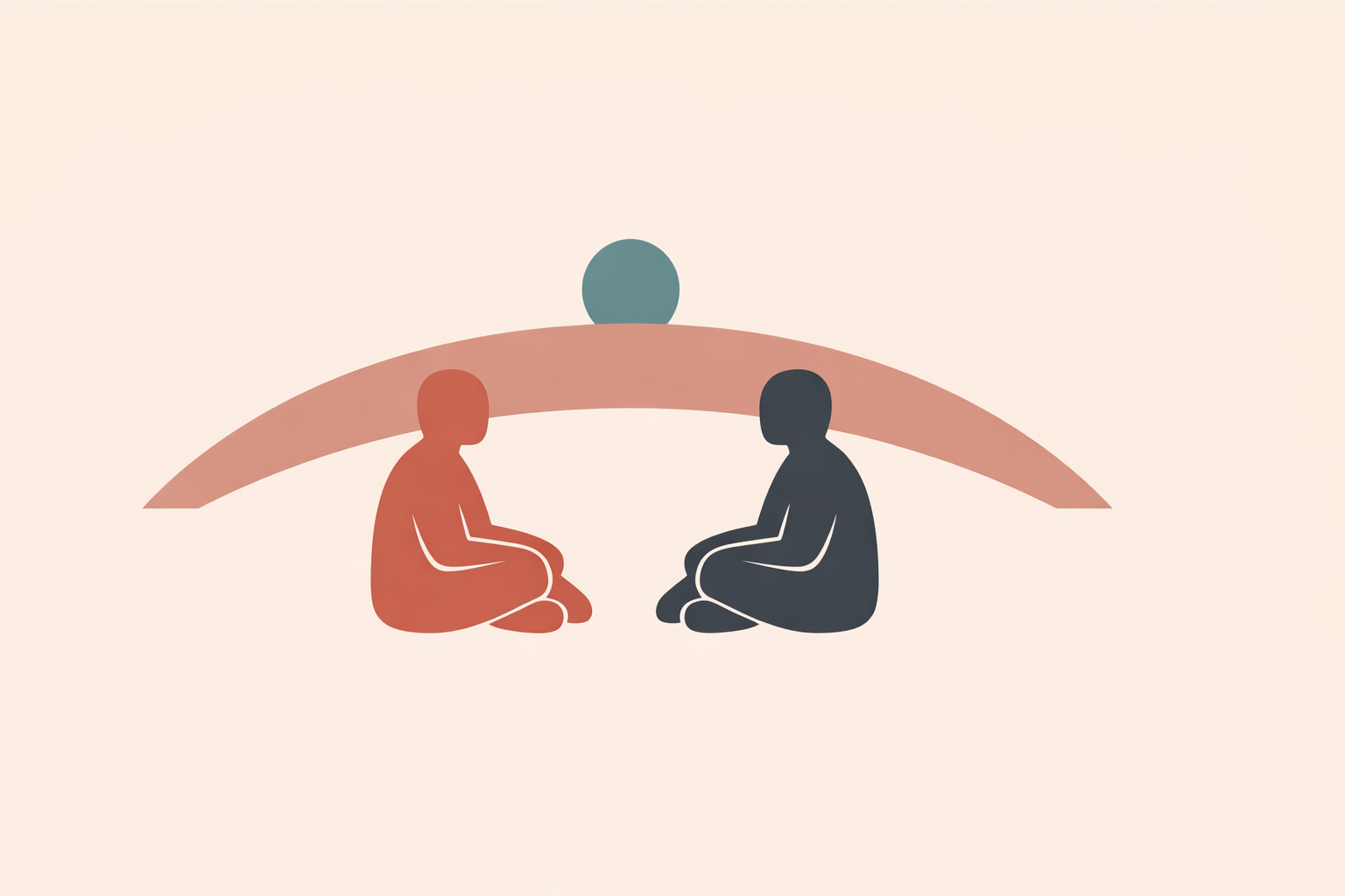 Therapist calmly supporting client during psychedelic integration session focused on trust-based, pressure-free guidance