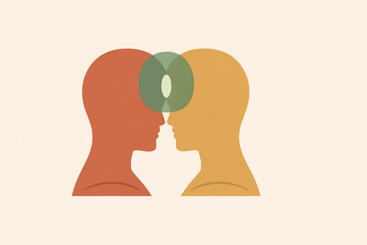 Therapist explaining brain-based intuition to client, using neuroscience to address coaching doubts and build decision confidence