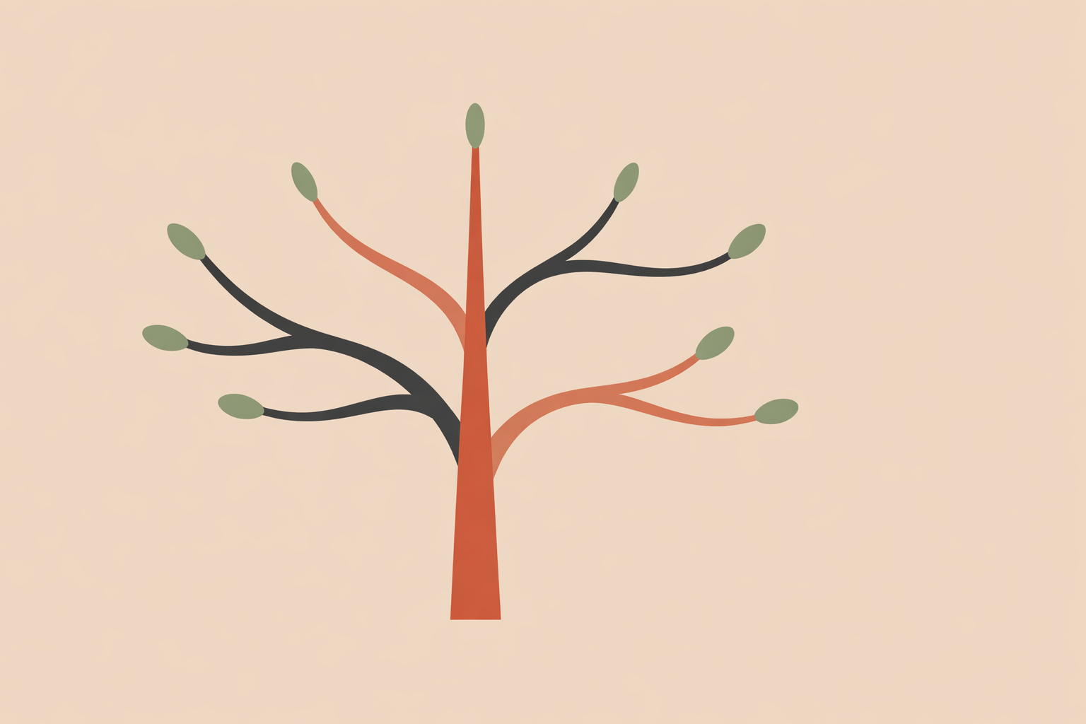 Artist sketching branching patterns inspired by holistic medicine symbols to create stronger nature-based art designs