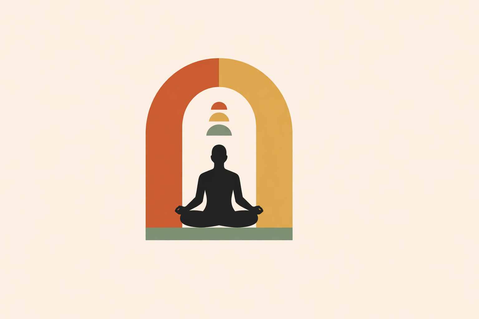 Teacher leading yoga for mental health practice with students seated on classroom mats
