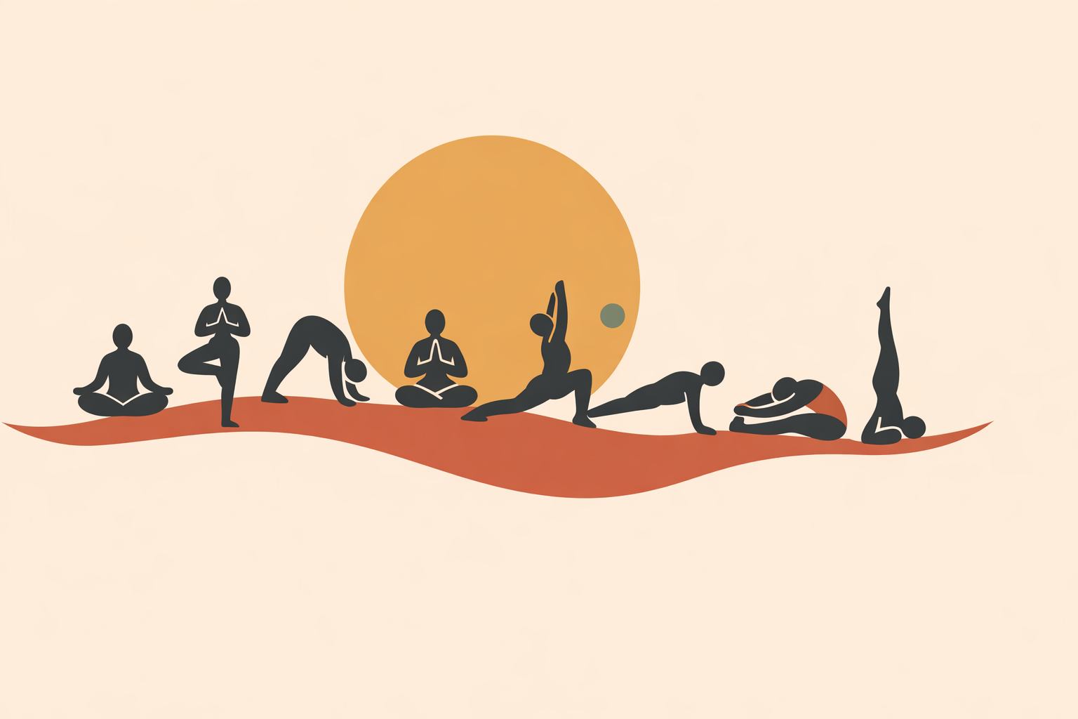 Yoga teacher cueing student through holistic medicine–inspired eight limbs of yoga practice in a calm studio setting