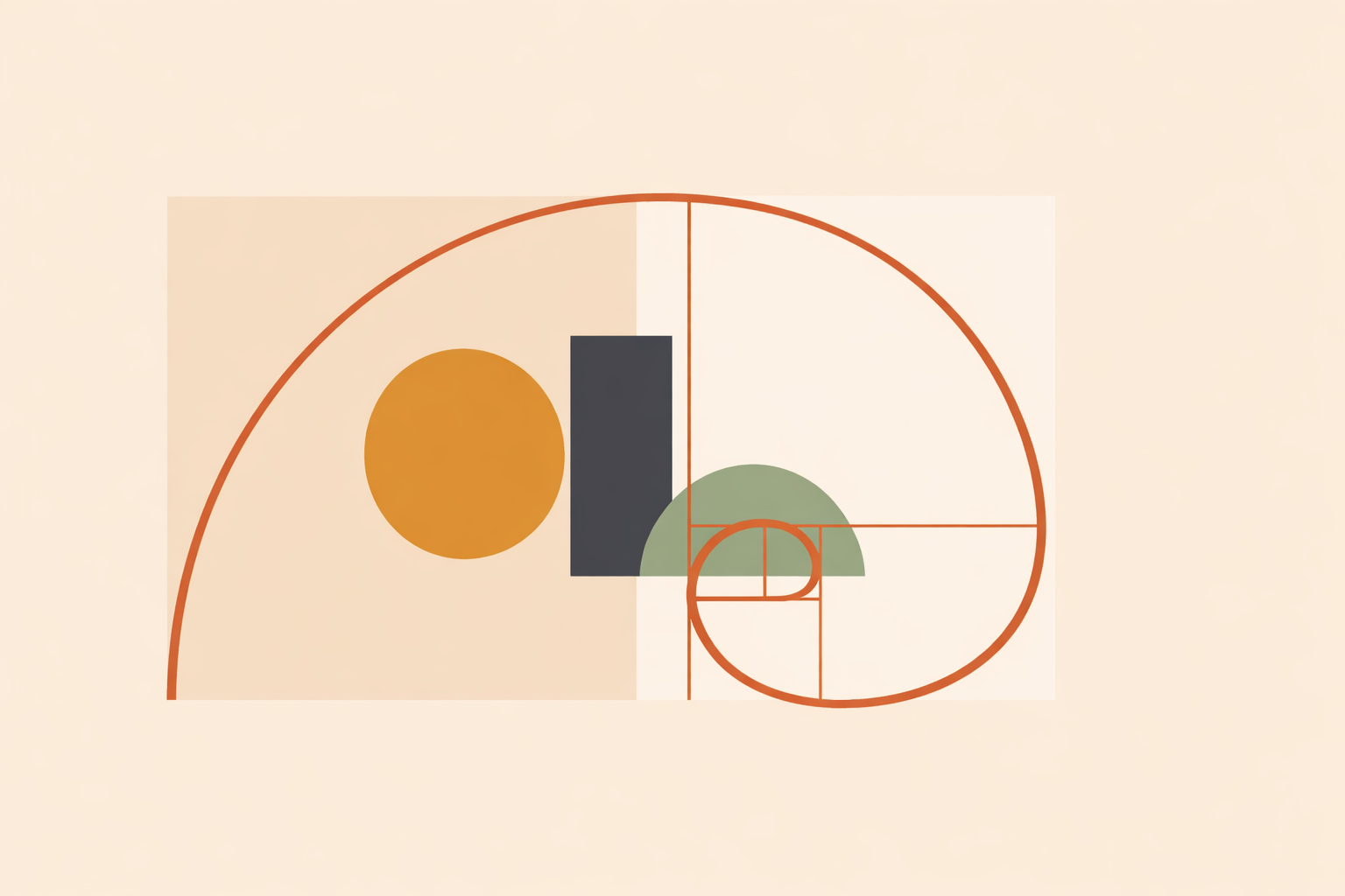 Designer sketching layout grid while applying golden ratio in branding design for better client results