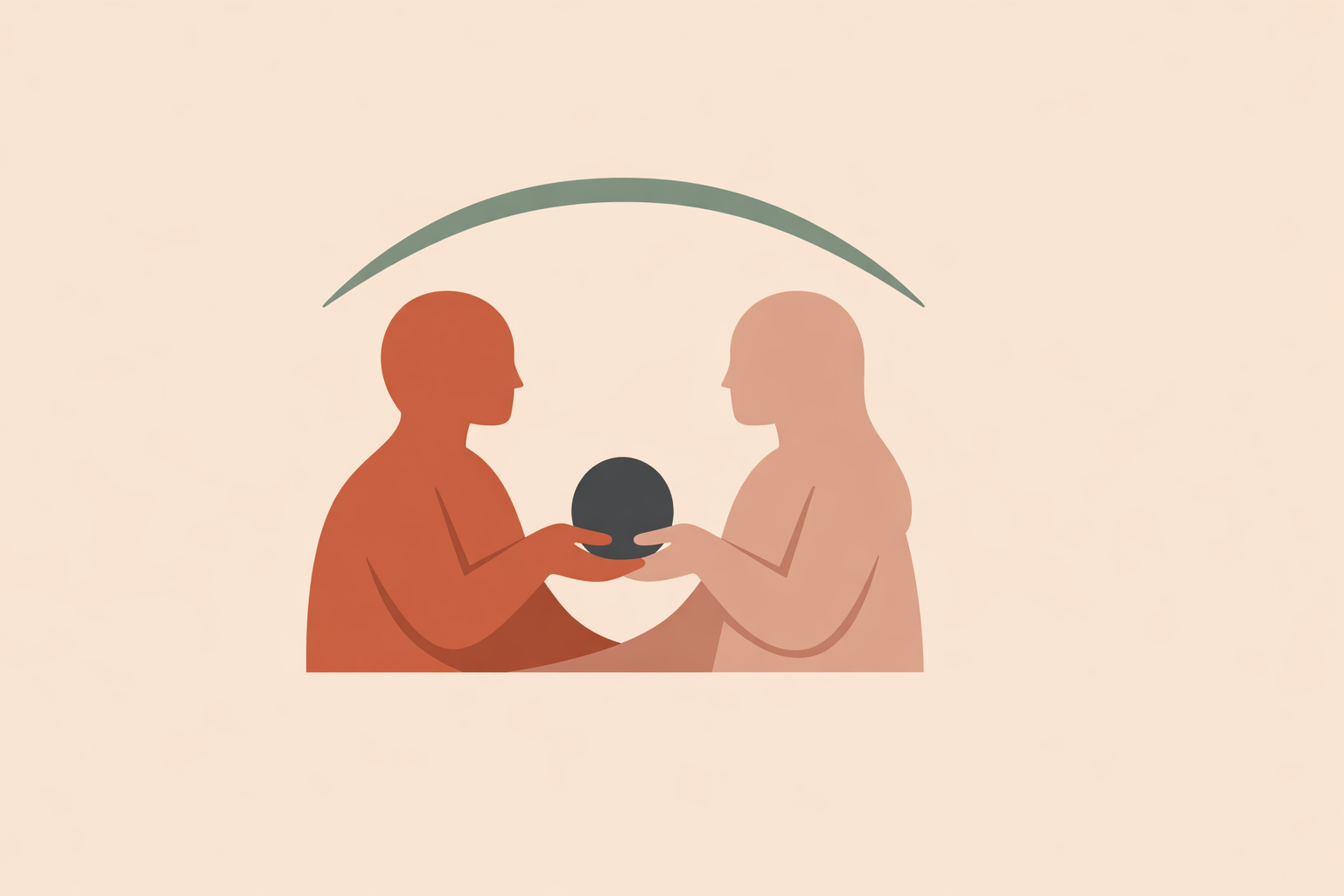 Trauma-informed coach guiding client through neural repatterning session in a calm counseling space