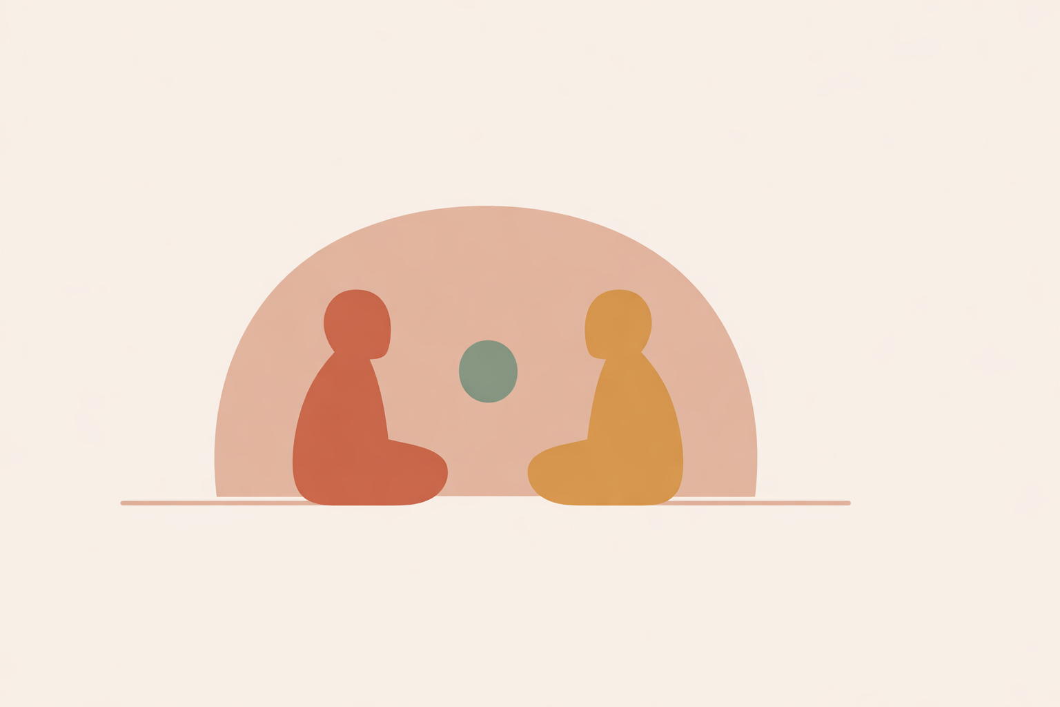 Neurodiversity coach listening attentively as autistic client shares experiences during supportive one-on-one session
