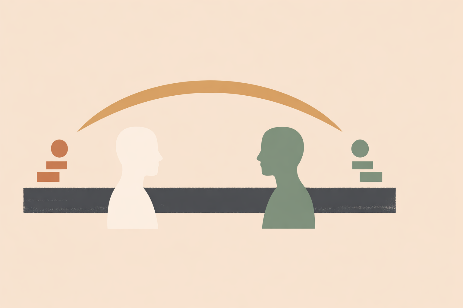 Therapist coaching client at desk, using structured dialogue to overcome executive dysfunction in sessions