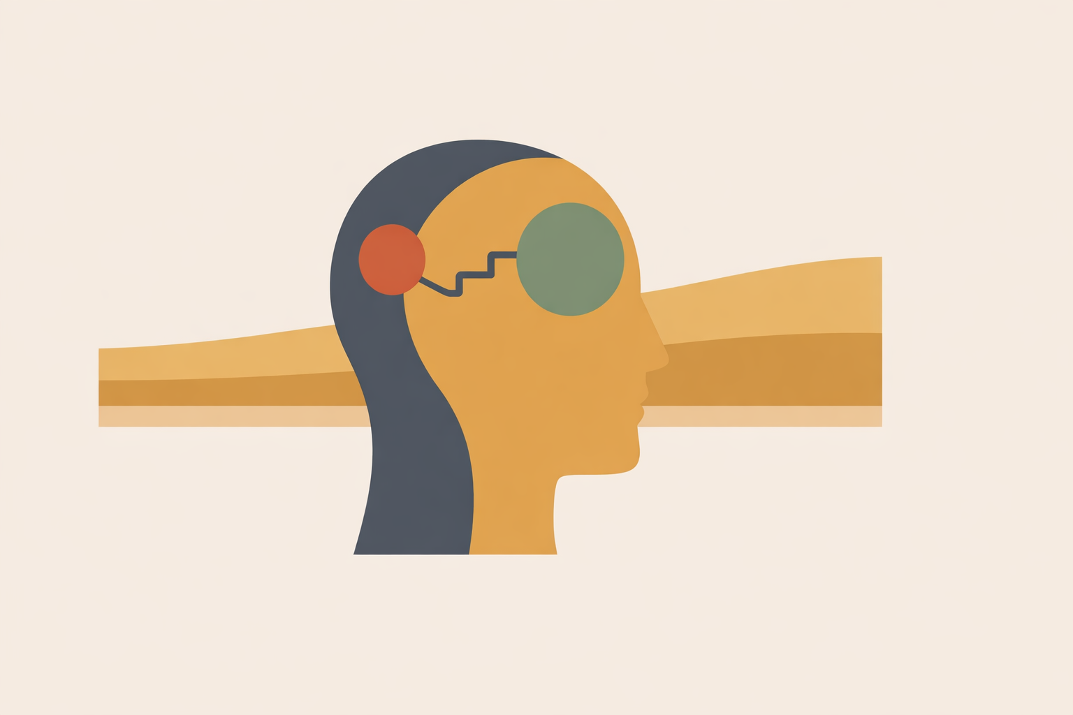 Coach using neuroplasticity techniques to help anxious client reframe thoughts during one-on-one coaching session