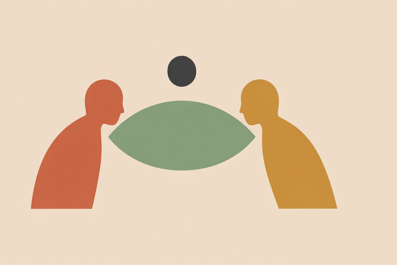 Couple practicing honest communication skills with coach to overcome conflict avoidance in their relationship