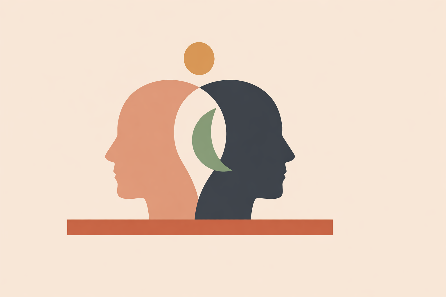 Coach supporting autistic adult client in unmasking during a calm one-on-one coaching session