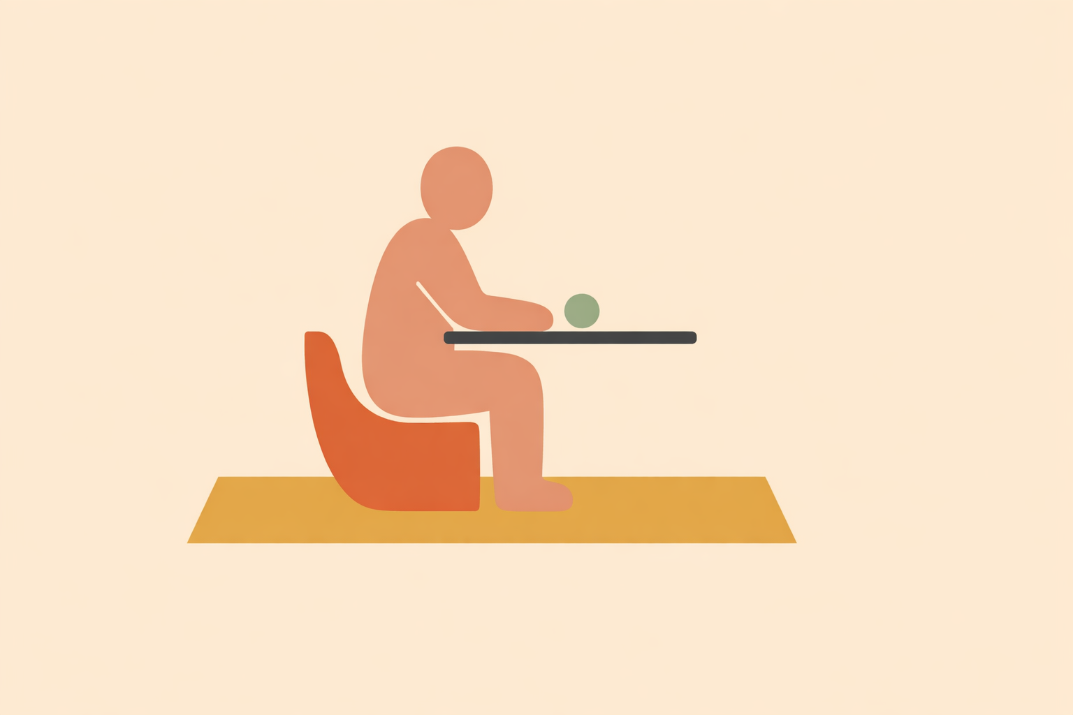 Student easing writing strain with ergonomic setup and focus tools to prevent freezes on essays