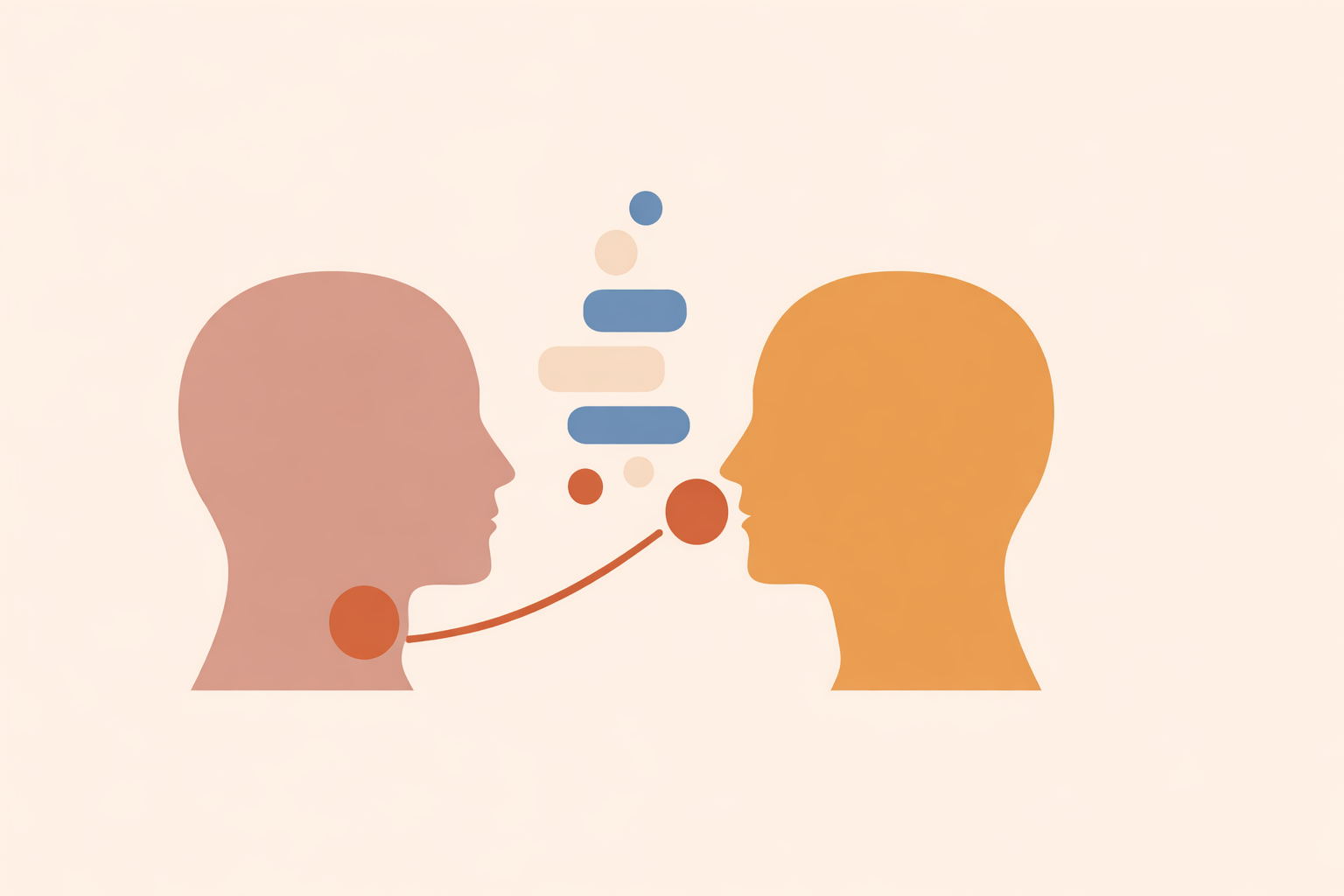 Coach and client exploring language reframes during mindset coaching session to reshape limiting thoughts