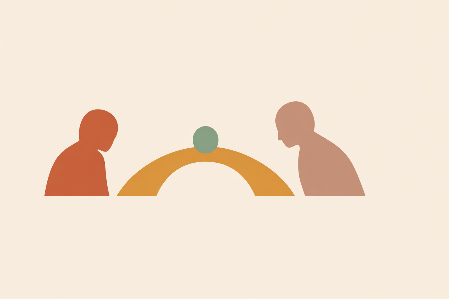 Coach calmly mediating a couple’s conversation to address conflict avoidance in their relationship