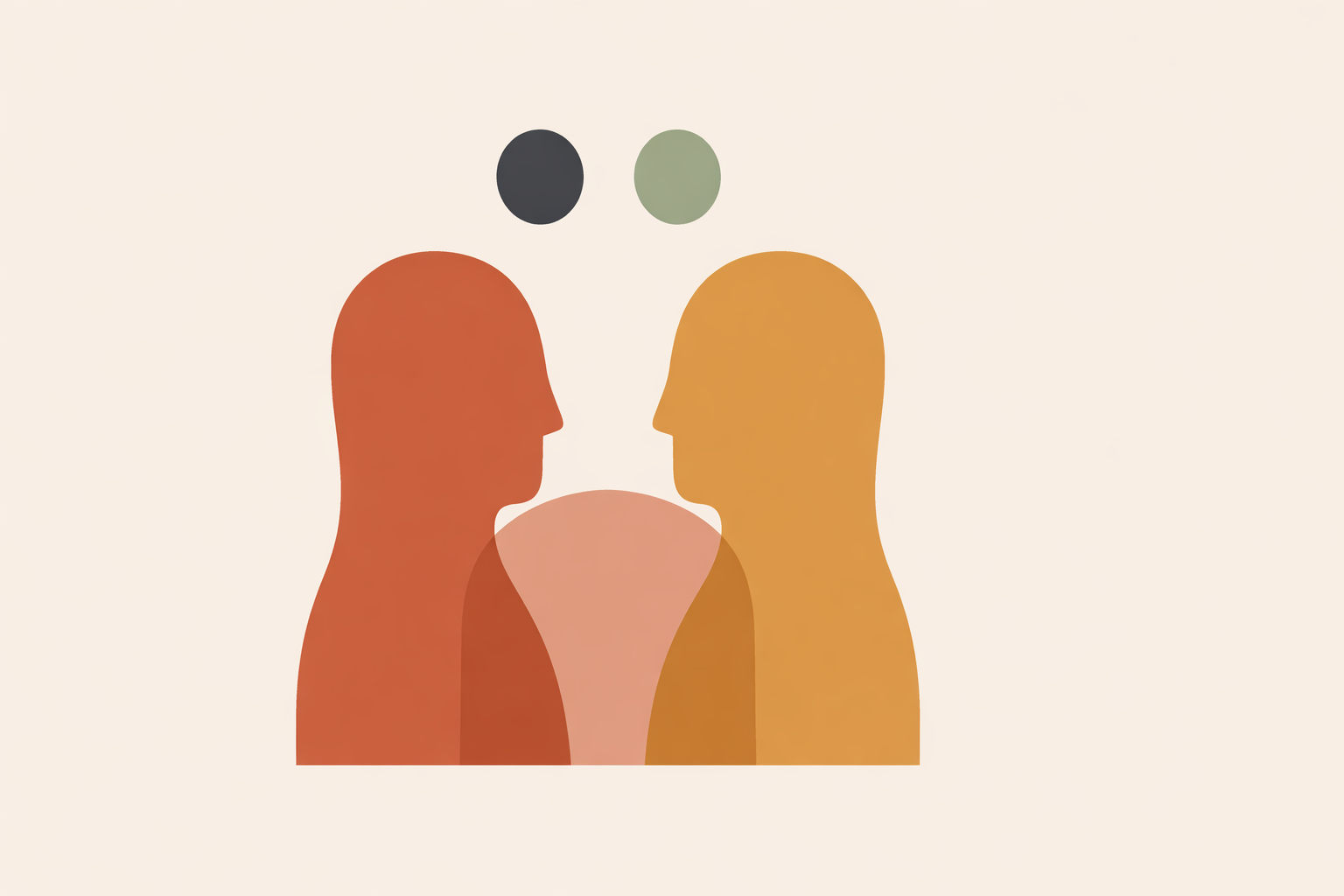 Therapist gently coaching sensitive client on understanding HSP vs empath traits during a calm counseling session