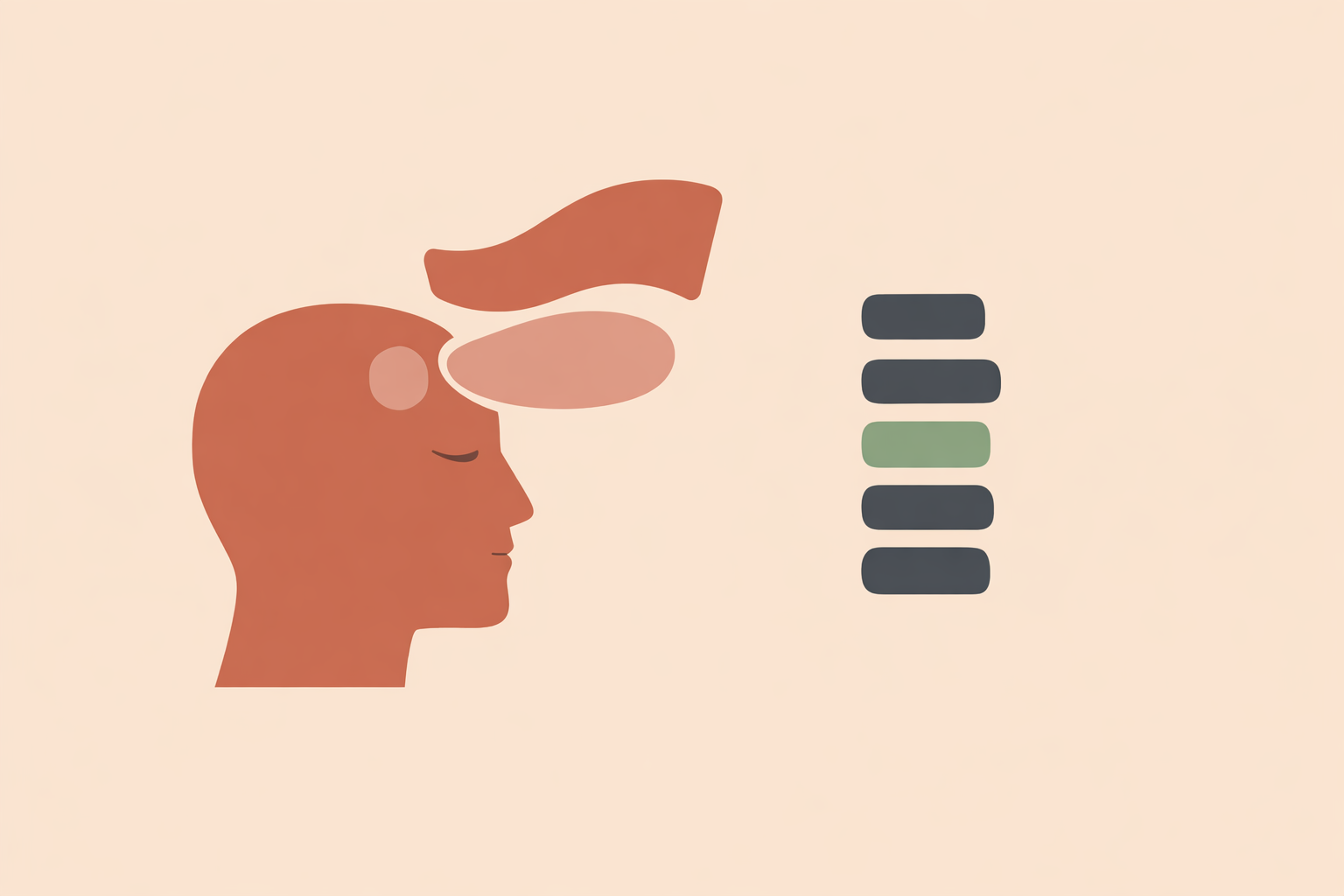 Person tracking premonitory urges in a Tourette syndrome log, writing symptoms and triggers in a daily journal
