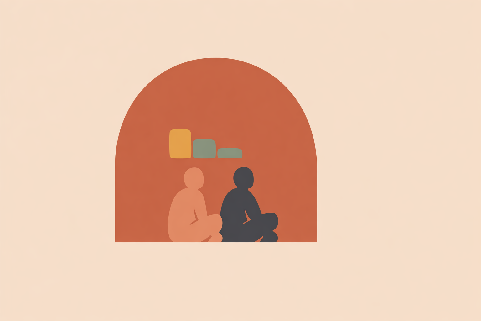 Therapist calmly supporting teen client as fluctuating Tourette symptoms interrupt a counseling session