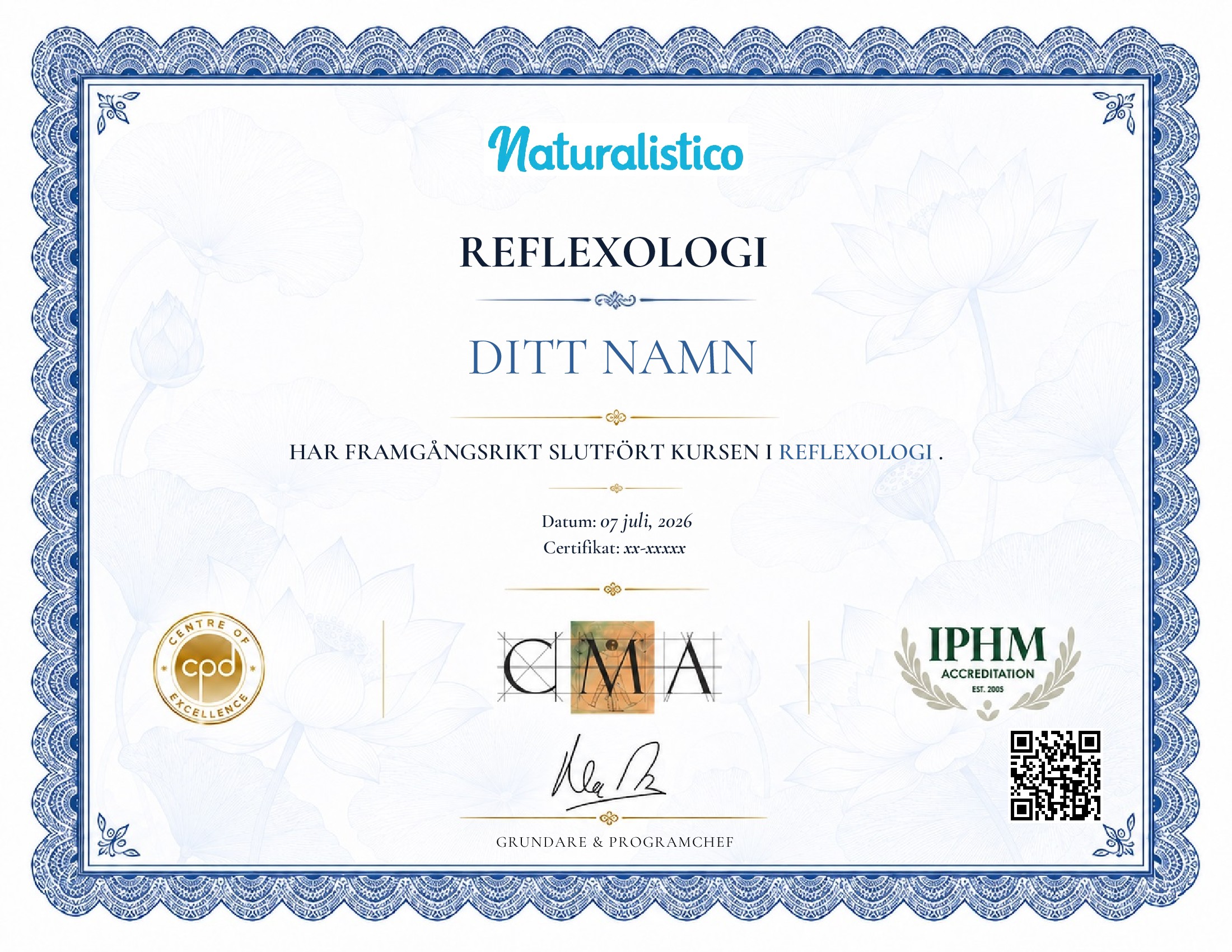 certificate template