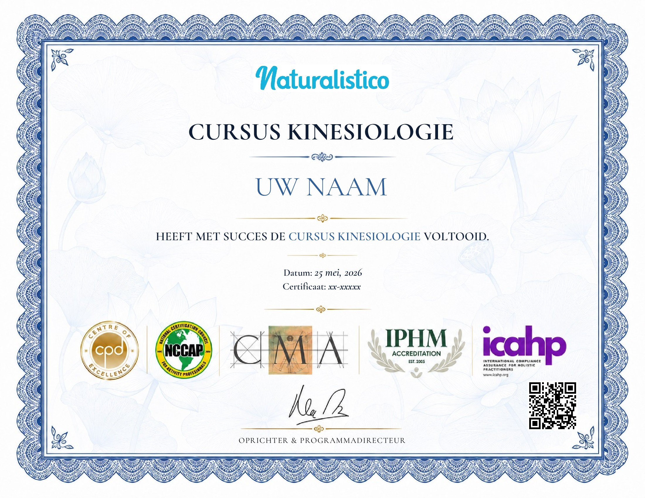 certificate template