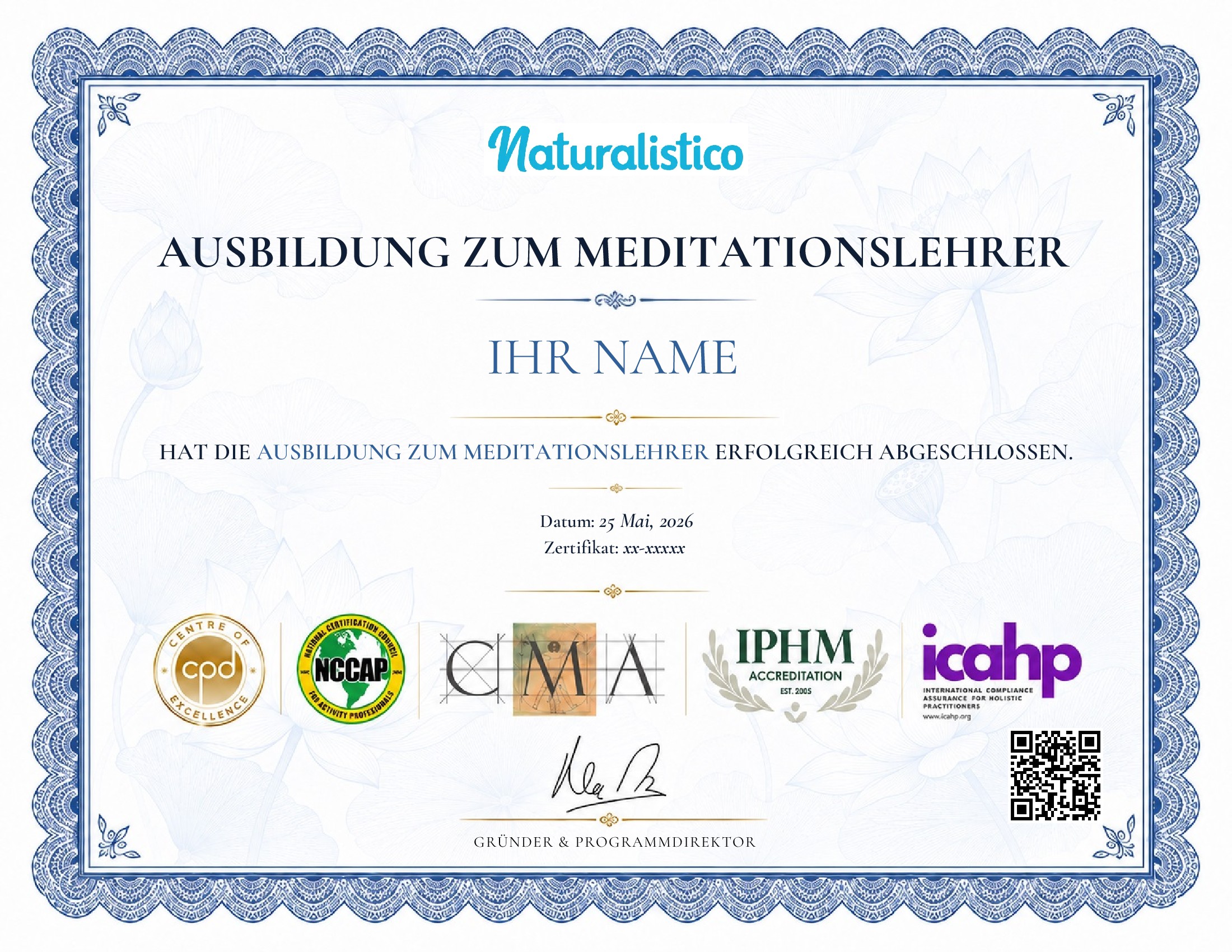 certificate template