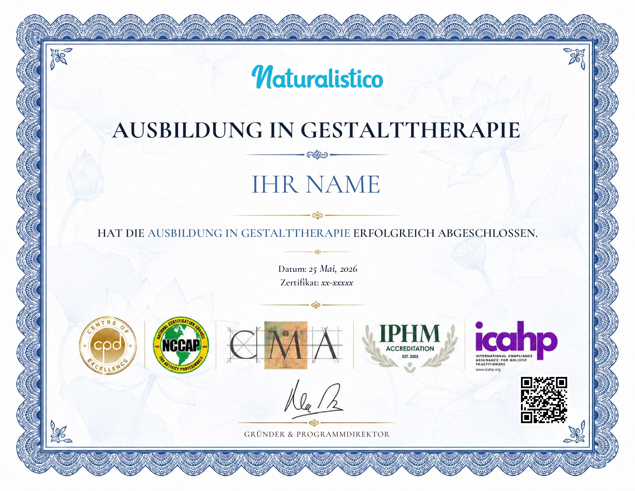 certificate template