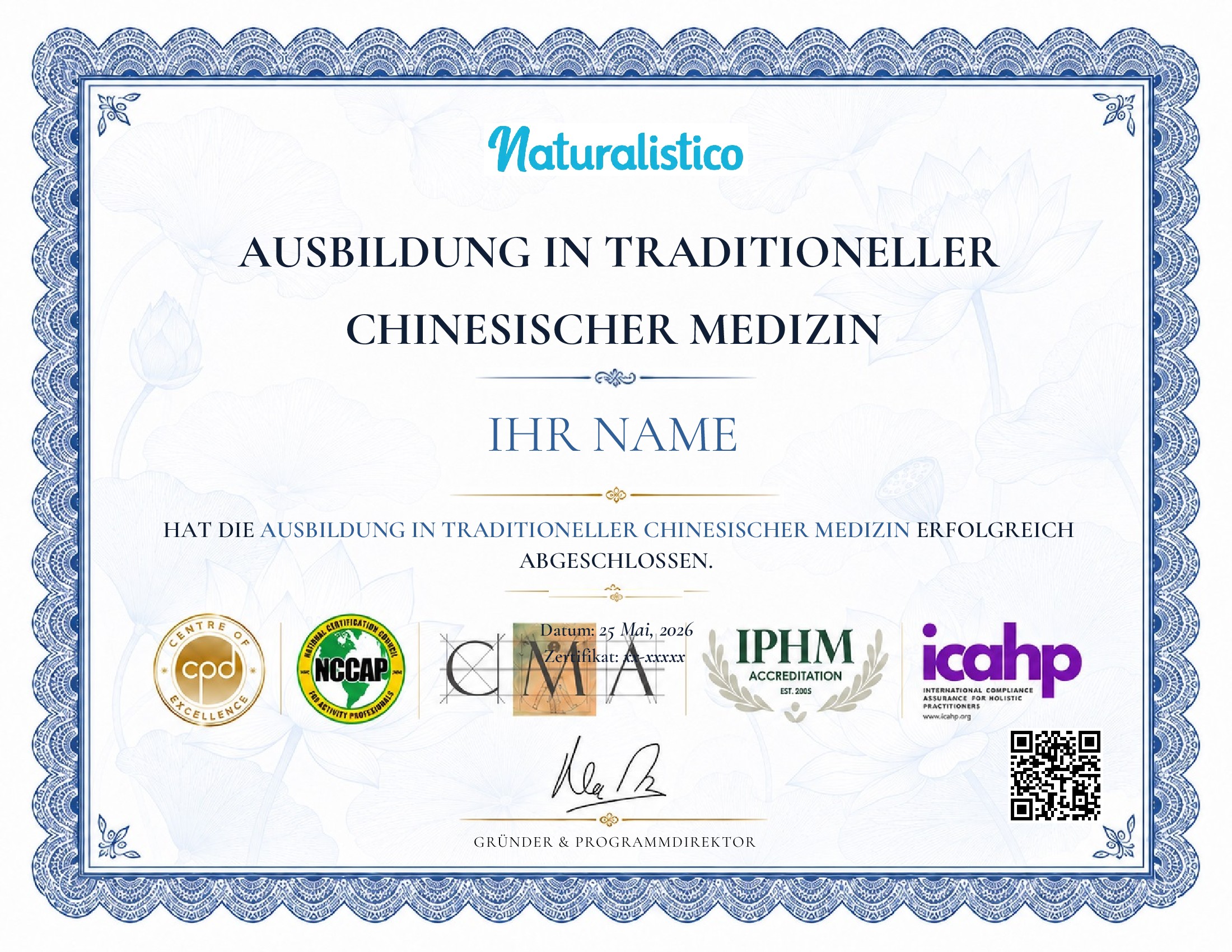 certificate template