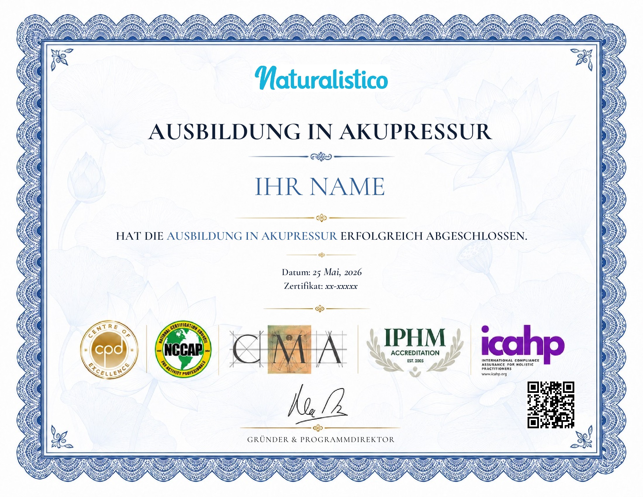 certificate template