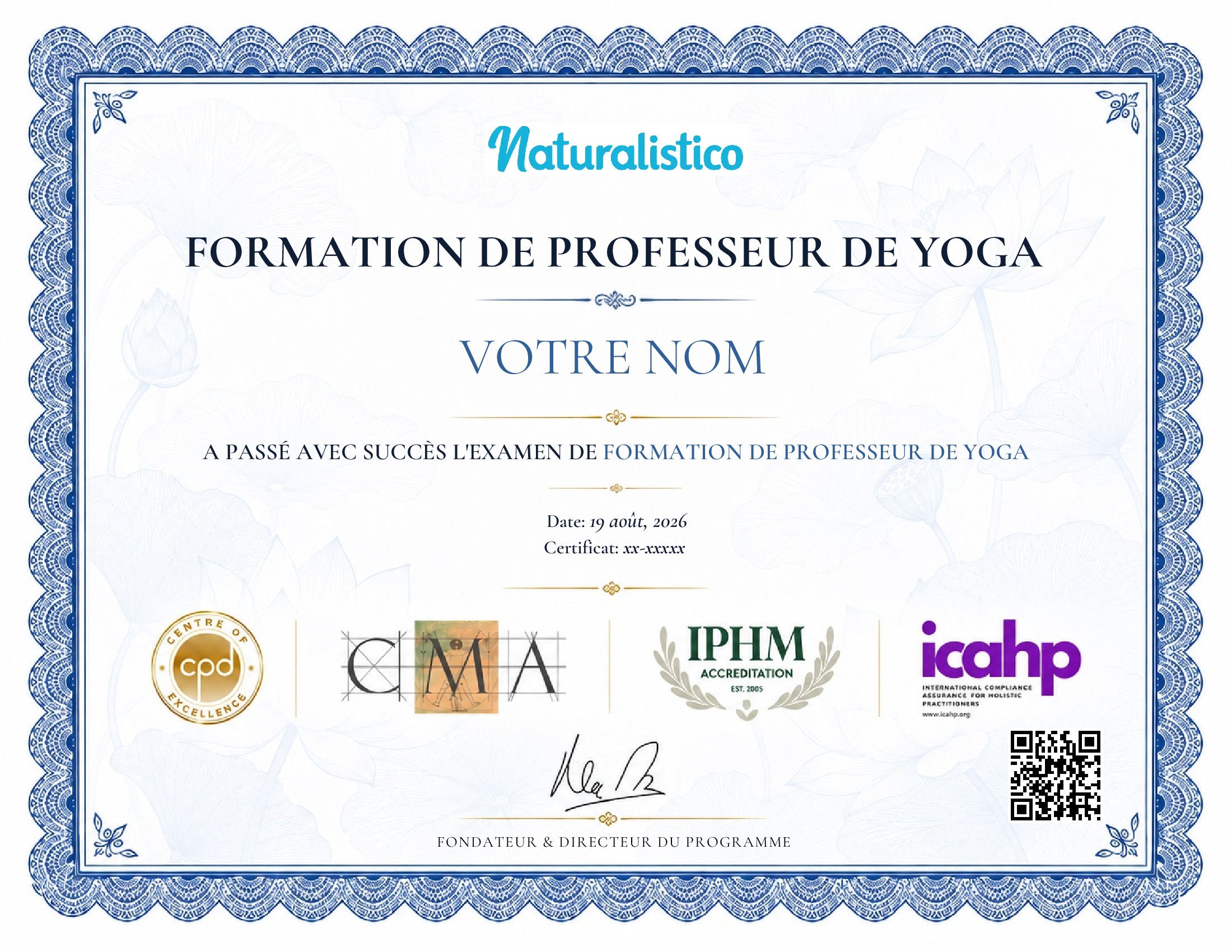 certificate template